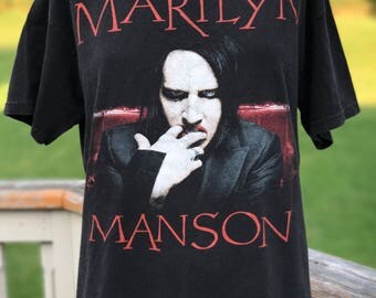 Marilyn Manson Tee Shirt Adult Size Medium