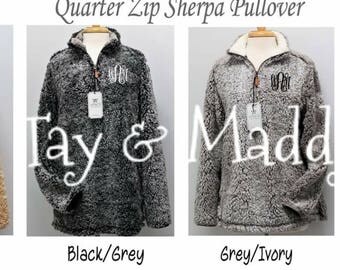 Frosted Tip Quater Zip Sherpa Pullover PREORDER
