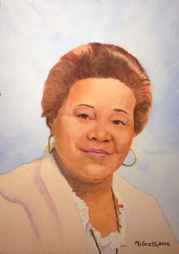 Custom memorial portrait. Custom remembrance portrait. 1