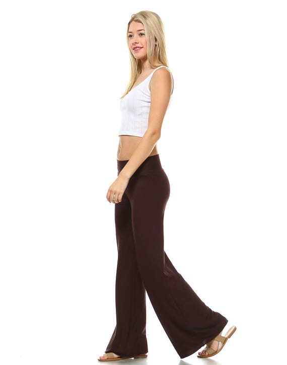 brown palazzo pants