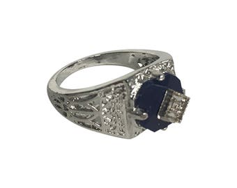 Vampire Diaries Ring Daylight Amulet Caroline Forbes TV Show Costume Cosplay Gift Jewelry Silver Wedding Engagement Lapis Series Hi Quality