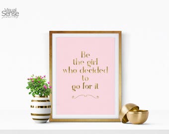 Motivational Print, Printable Quote, Printable Inspirationa, Wall Art, Two colours included