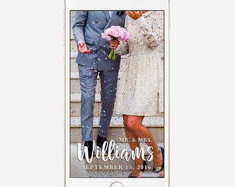 50% OFF OPENING SALE Wedding Snapchat Geofilter, Custom Snapchat Geofilter, Snapchat Geofilter Wedding, Snapchat Filter, Personalized Filter