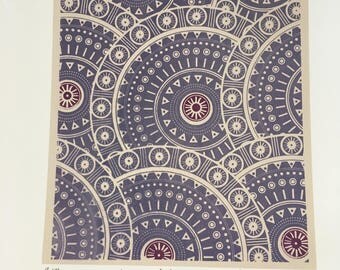 Africa - Silk screen print