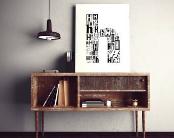 Letter H Wall Decor letter h | etsy Letter H Wall Decor letter h | etsy