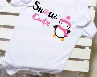 Christmas OnesieR Winter Snowflake Kids Penguin Baby Christmas OnesieR Winter Snowflake Kids Penguin Baby