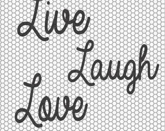 Download Live laugh love | Etsy