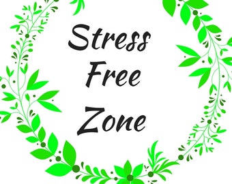 Stress free zone | Etsy