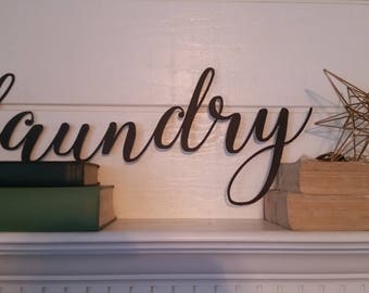 Metal laundry sign  Etsy