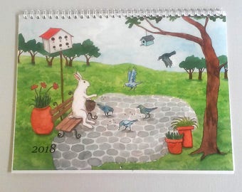 2018 Wall Calendar - New Paintings by Nakisha