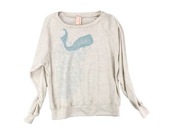 whale sweatshirt