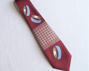 NWOT Mid Century Rockabilly Necktie - Tie, Rockabilly, NOS, NWOT, Mens