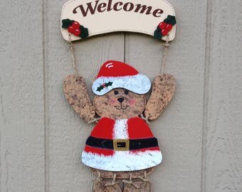 christmas welcome bear