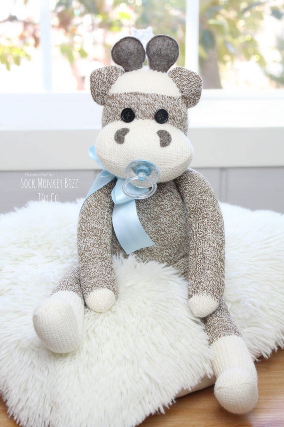 Childs Toy Baby Giraffe Stuffed Plush Doll with Pacifier