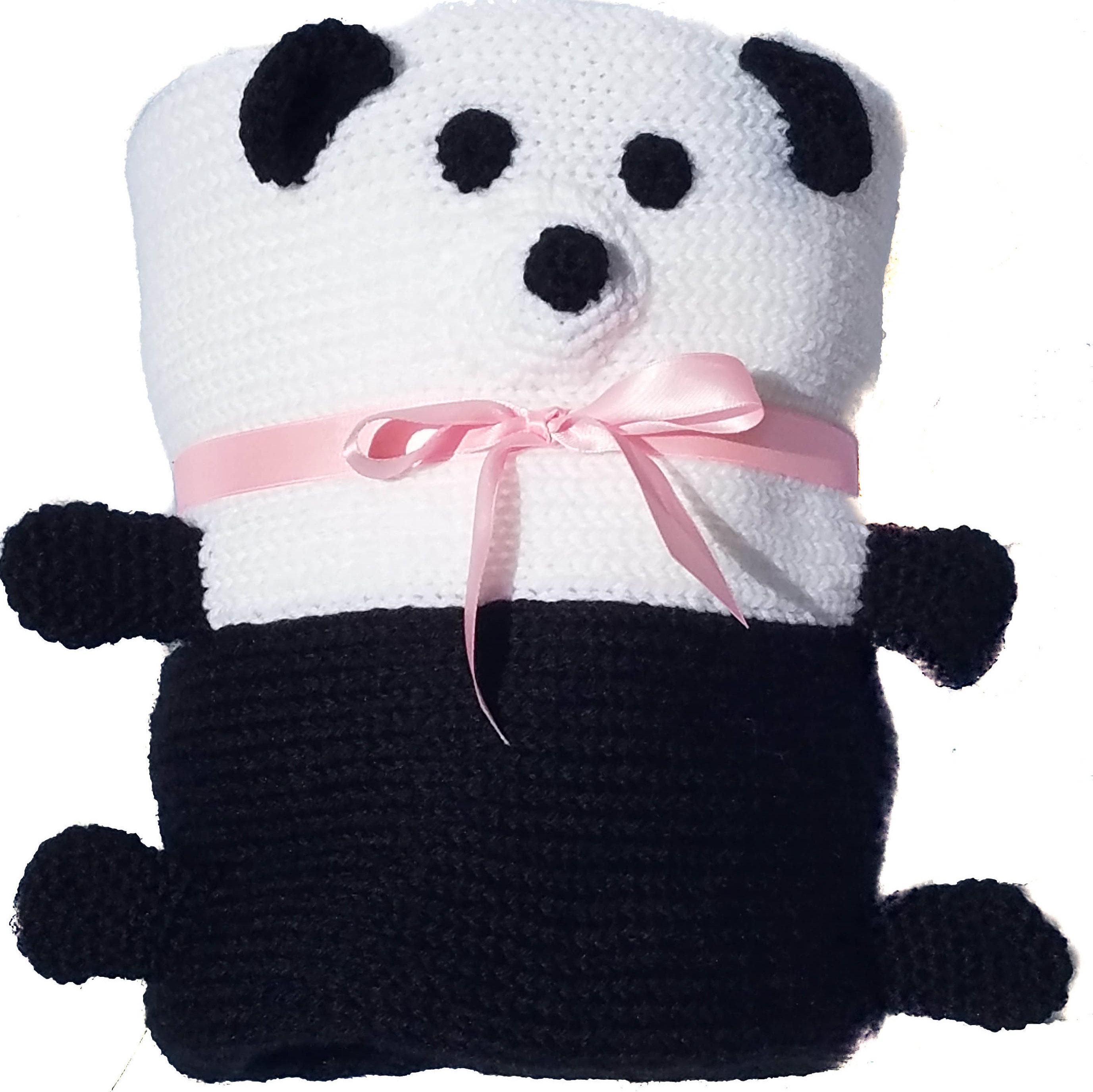Panda Roly Poly Baby Blanket