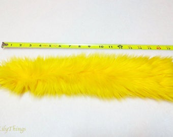 Small Yellow Faux Fur Animal Tail Costume