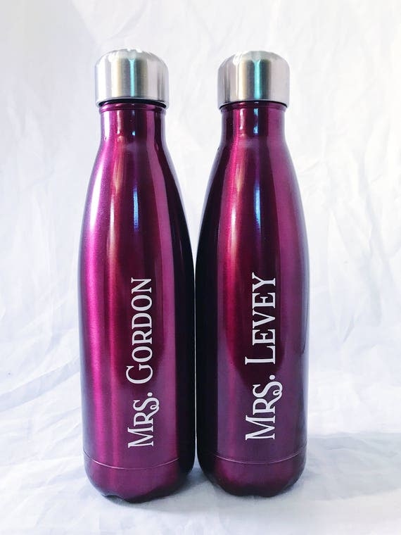 Teacher Gift S'well Bottles - Initial and Name - Bridesmaids, Yoga, Teacher, Sorority Swell Bottle
