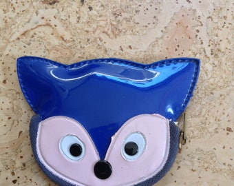 Vintage Change Purse 1960s, Made in Japan, Hedgehog chain purse