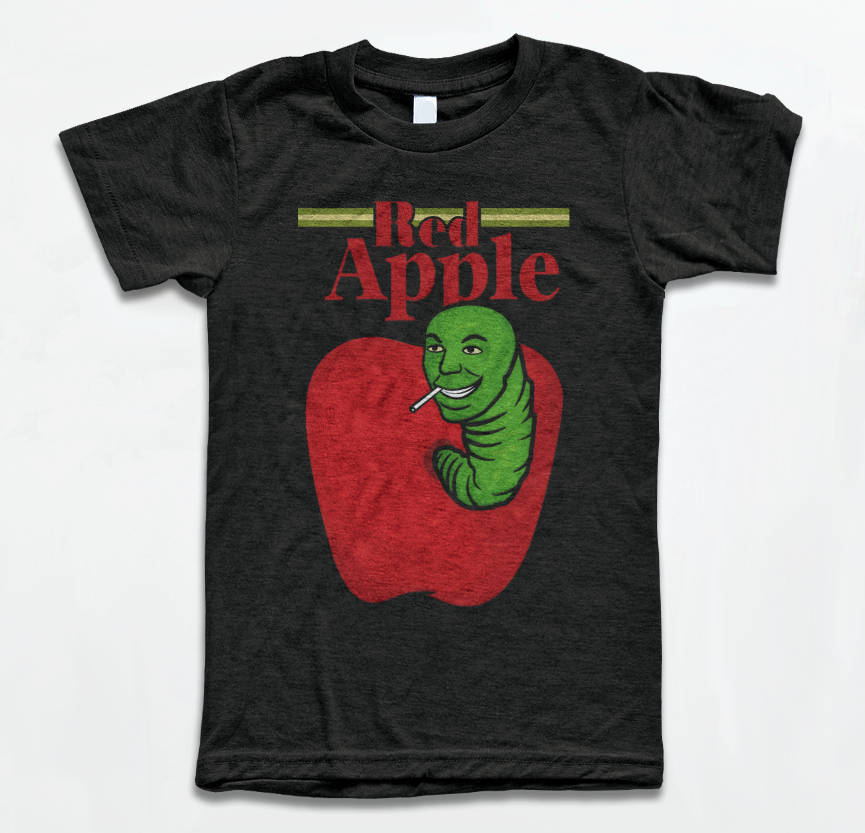 Red Apple Cigarettes T Shirt Tri-Blend Vintage Apparel