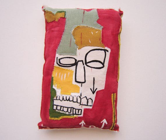 Sculpture Basquiat home decorative pillow gift graffiti pop