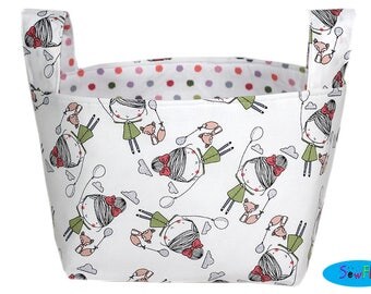 Woodlands Storage Basket-Fox Bedroom Storage Bin-Nursery Storage