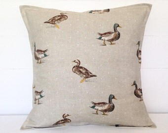 Ducks Cushion Cover, Ducks Pillow Cover