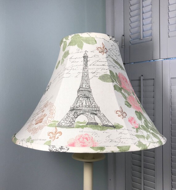French Lamp Shade Shabby Chic Eiffel Tower Like This Item