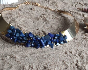 lapis lazuli gemstone necklace