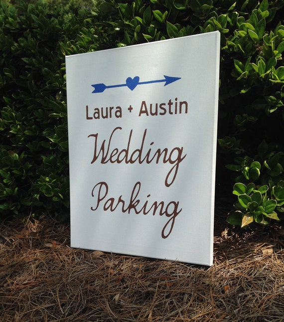 Wedding Parking Sign