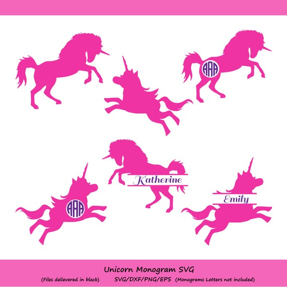 Download Unicorn Svg files unicorn monogram svg Unicorn Silhouette