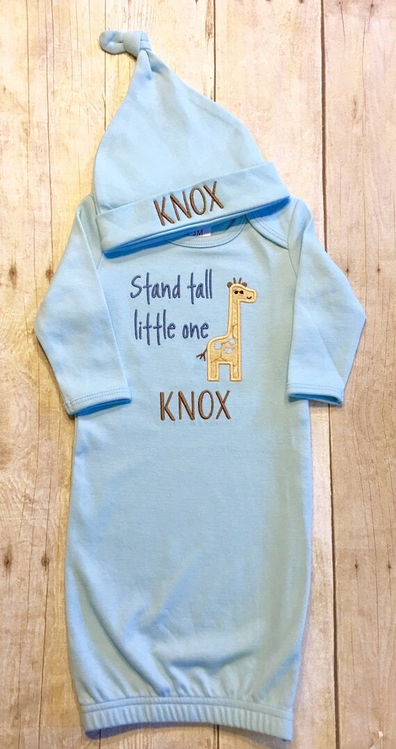 Baby boy giraffe outfit giraffe bodysuit or infant gown baby