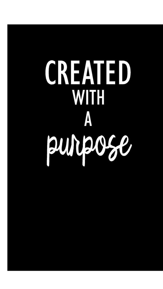 Created with a purpose decal