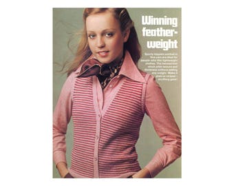 String Vest Knitting Pattern Tween to Teen from Ages 8 to
