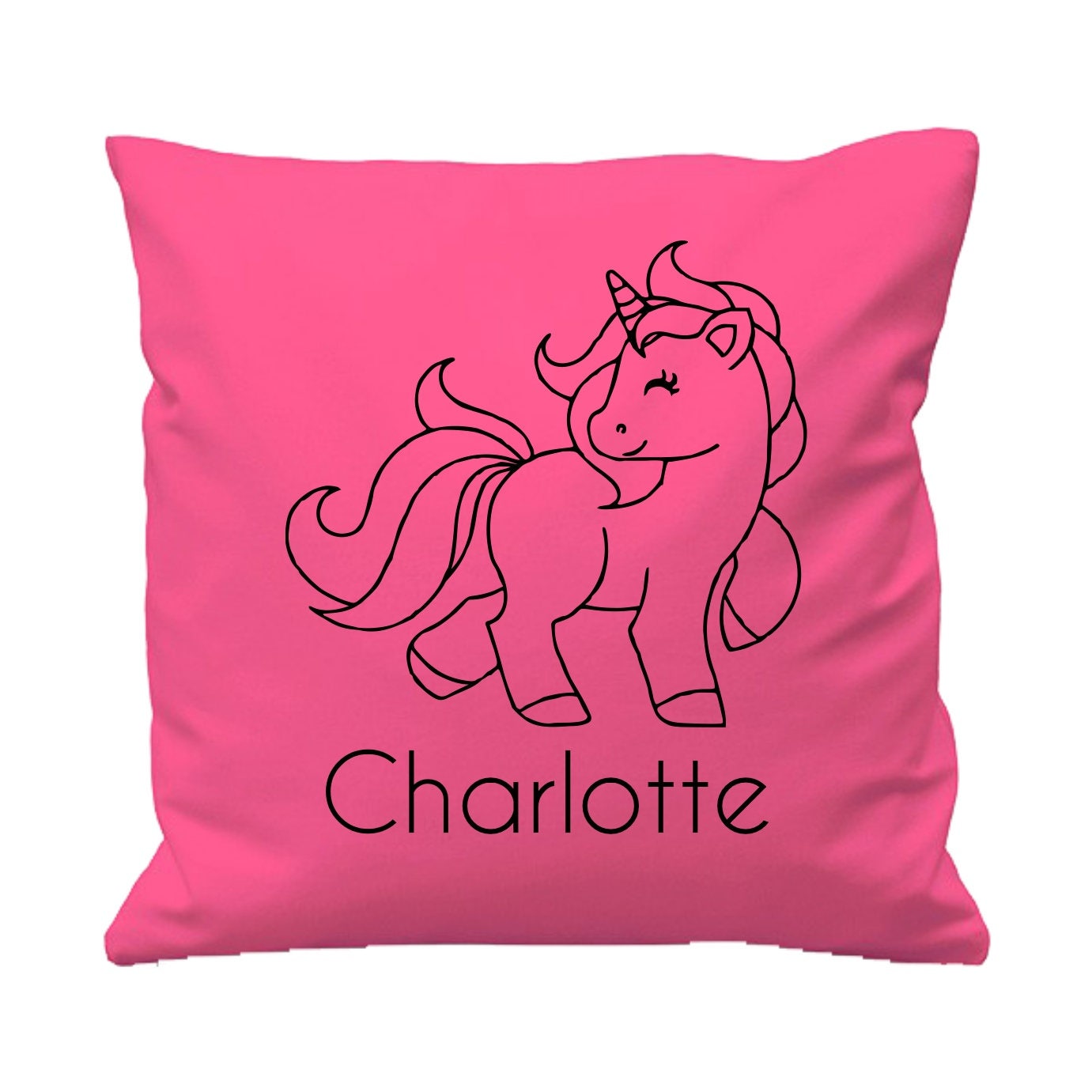 unicorn shaped cushion