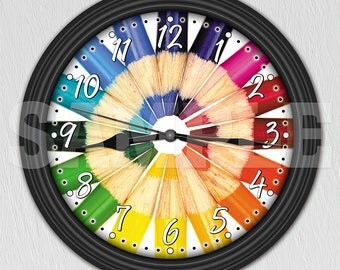 Clock Drawing Etsy clock drawing etsy