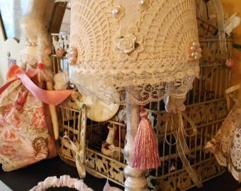 Table lamp or bedside Shabby chic style