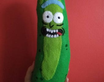 giant plush pickle rick