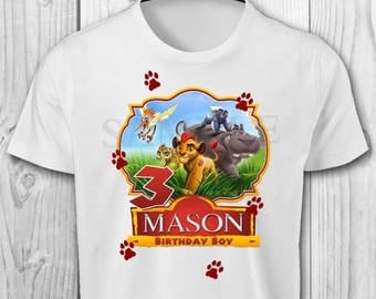 Lion Guard Iron On Transfer Image - Lion Guard Birthday Iron On Transfer - Lion Guard Birthday Shirt - Lion Guard Party