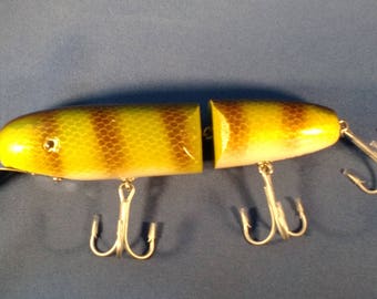 Wooden fishing lure | Etsy