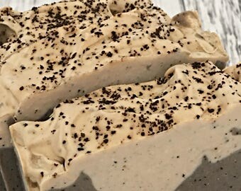Coffee Soap - Homemade Soap - Fall Soap - Autumn Soap - Handcrafted Soap Bar - Coffee Lovers Gift - Coffee Soap Bars - Coffee Scrub Bar