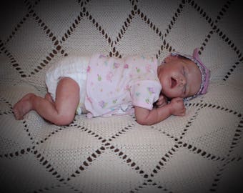 Reborn Baby Twin B By Bonnie Brown Beautifully Sculpted W/