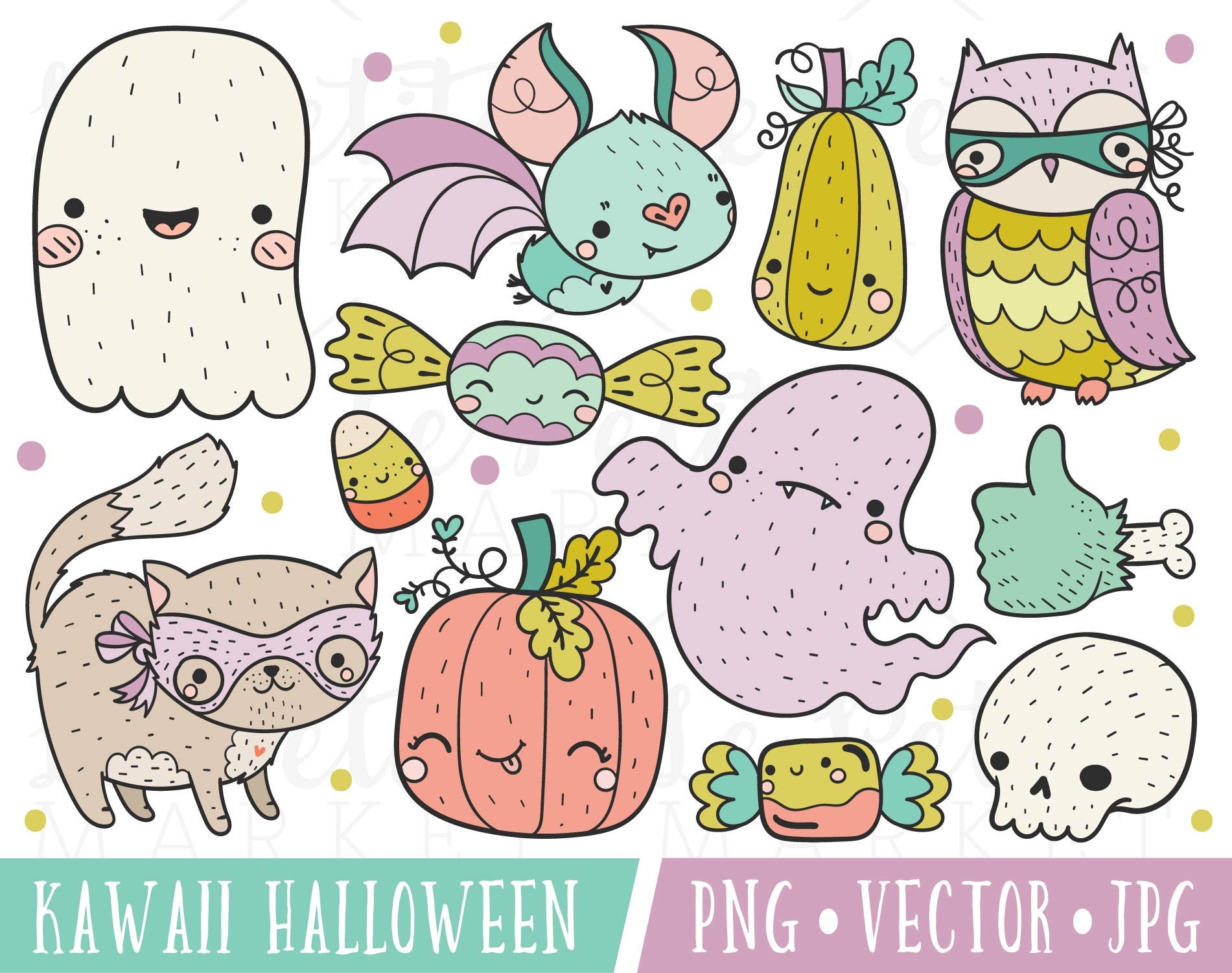 Kawaii Halloween Clipart Images Cute Halloween Clipart (1901 x 1501 Pixel)