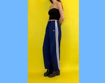 navy blue windbreaker pants