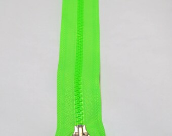 Fermeture éclair FLUO vert 20 cm