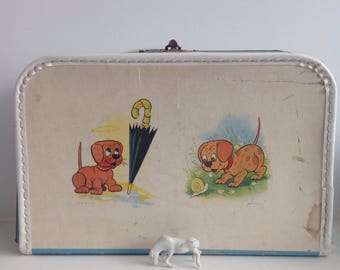 Vintage childs suitcase