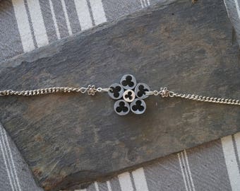 Grey cable bracelet
