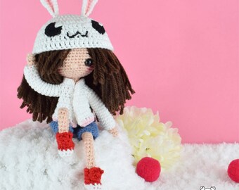Amigurumi doll, custom doll, crochet doll, handmade doll, stuffed doll, personalized doll, ooak doll, crochet girl doll, art doll, doll