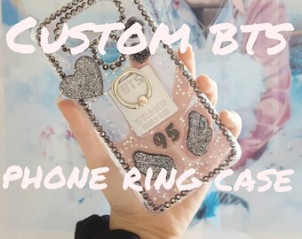 PREORDER ** Custom kpop bts bangtan phone ring simple phone case