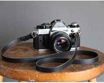 Leather camera strap, 4 colours, FREE personalisation and gift bag