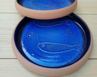 Ceramic fish bowl | Etsy
